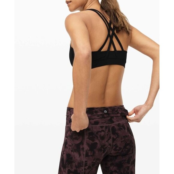 Lululemon Wunder Under Crop II Size 10 Roll Down Scallop Mini Dusk Floral W6AZNS - Picture 2 of 11